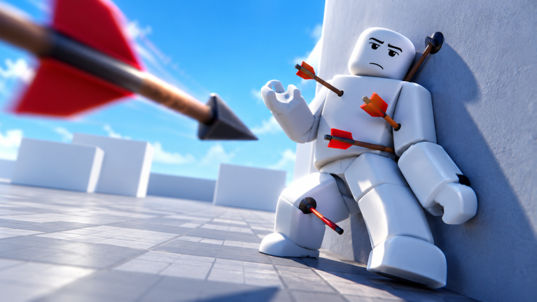 Official Ragdoll Reality thumbnail showing a dummy and weapons in the city map